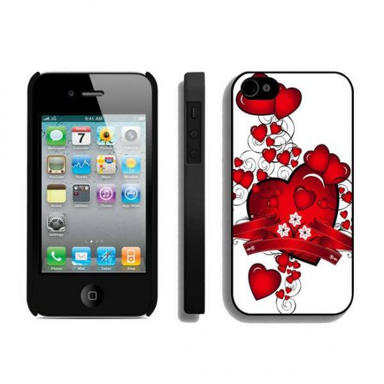 Valentine Love iPhone 4 4S Cases BWA - Click Image to Close